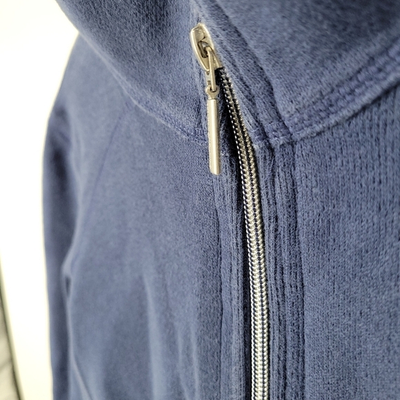 Tommy Bahama Womens Michigan Wolverine UofM 3/4 Zip Sweater Jacket Size M - Picture 9 of 17